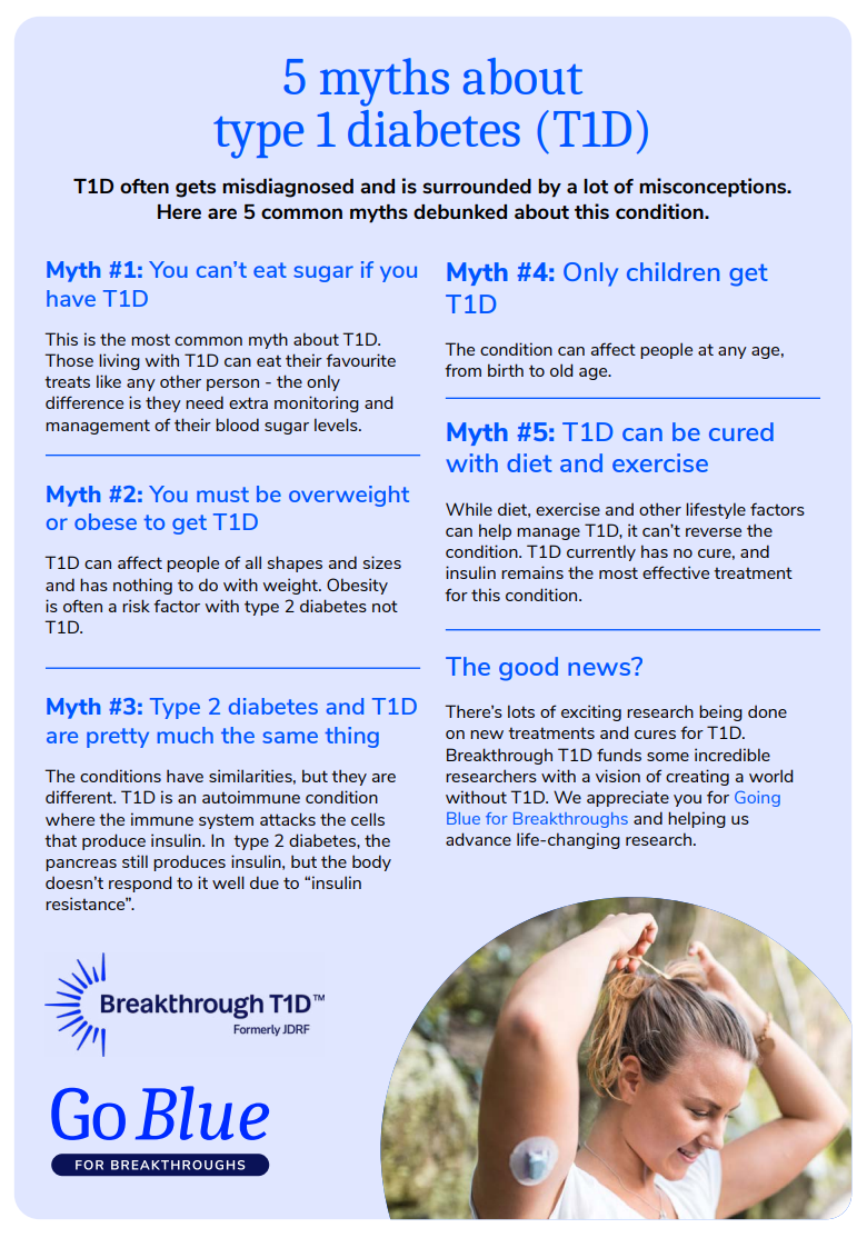 5 myths about T1D