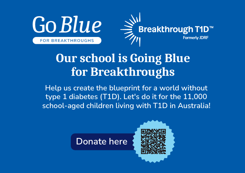 School Donation Label - Go Blue